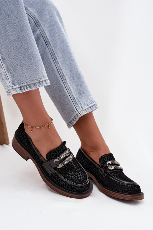 Seemisnahast mokassiinid Pealiste omad kaunistustega D&A MR52-176 msuud