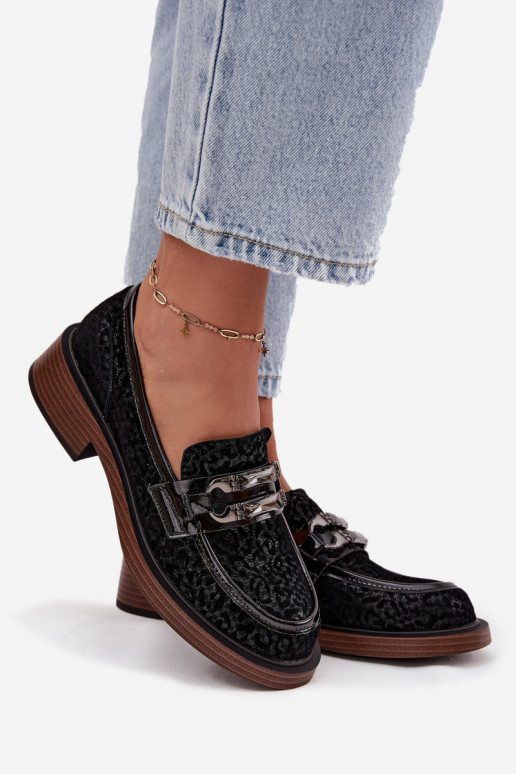 Seemisnahast mokassiinid Pealiste omad kaunistustega D&A MR52-176 msuud