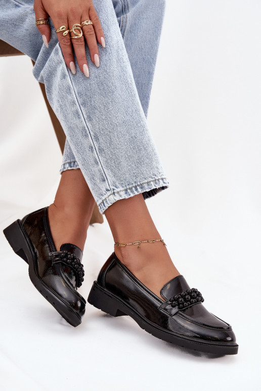 naiste mokassiinid Laque koos pärlitega S.Barski HY52-541 msuud