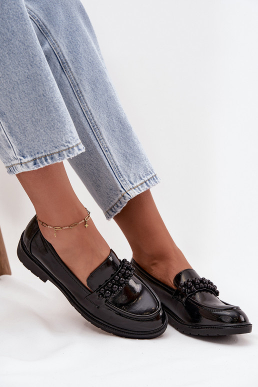 naiste mokassiinid Laque koos pärlitega S.Barski HY52-541 msuud