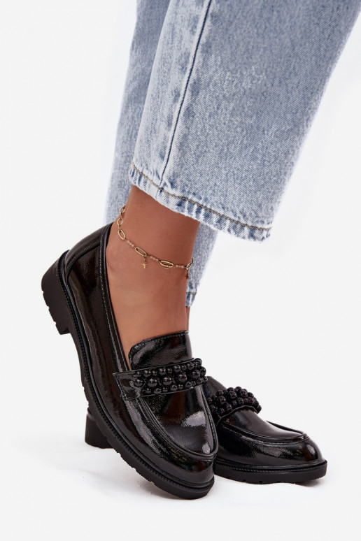 naiste mokassiinid Laque koos pärlitega S.Barski HY52-541 msuud