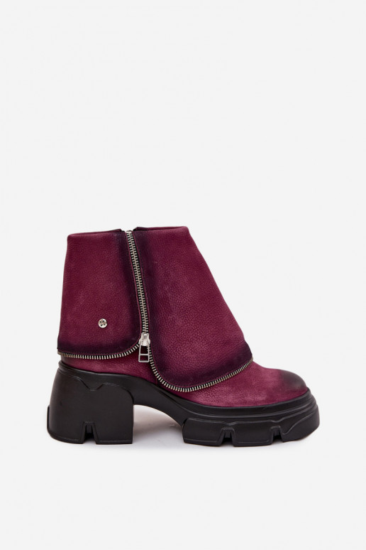 Pealhk Pealiste poolsaapadINysisseiniętą Cholesisseką Sellel onciejka 07145-23 bordoo-värvi