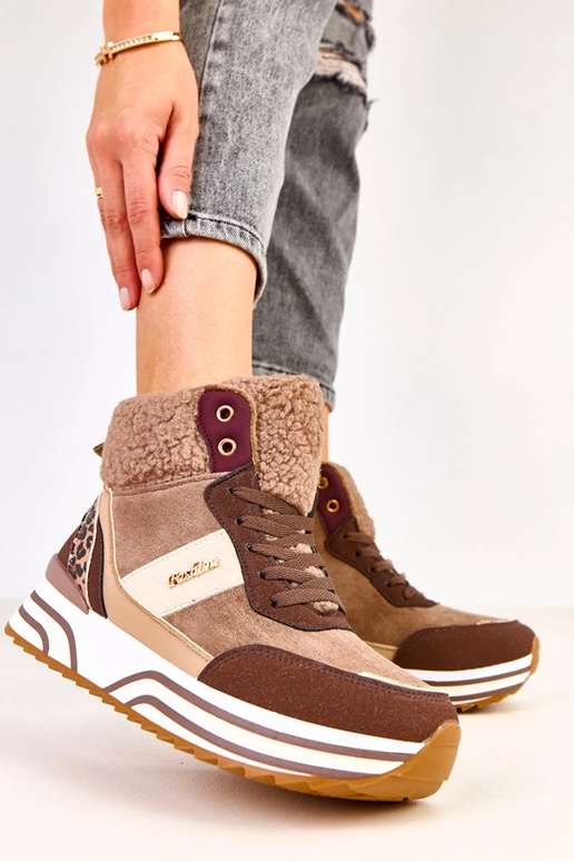 Mirasen pruunid soojad spordijalatsid...