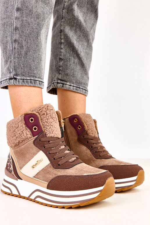 Mirasen pruunid soojad spordijalatsid...