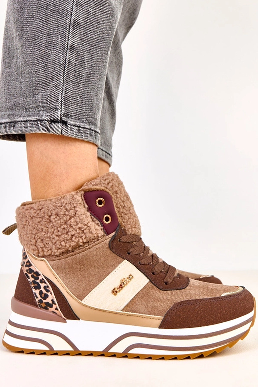 Mirasen pruunid soojad spordijalatsid...