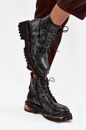 Pealhk Laque Pealiste poolsaapad Artiker 57C0065 Halli värvi