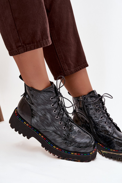 Pealhk Laque Pealiste poolsaapad Artiker 57C0065 Halli värvi