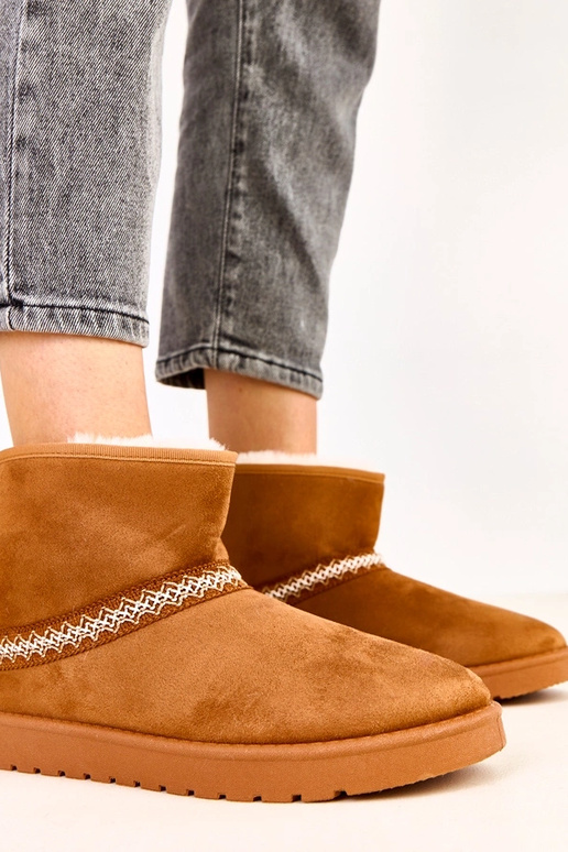 Karamelli värvi madalad talvejalanõud...