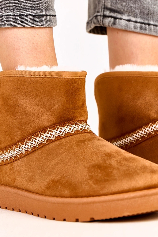 Karamelli värvi madalad talvejalanõud...