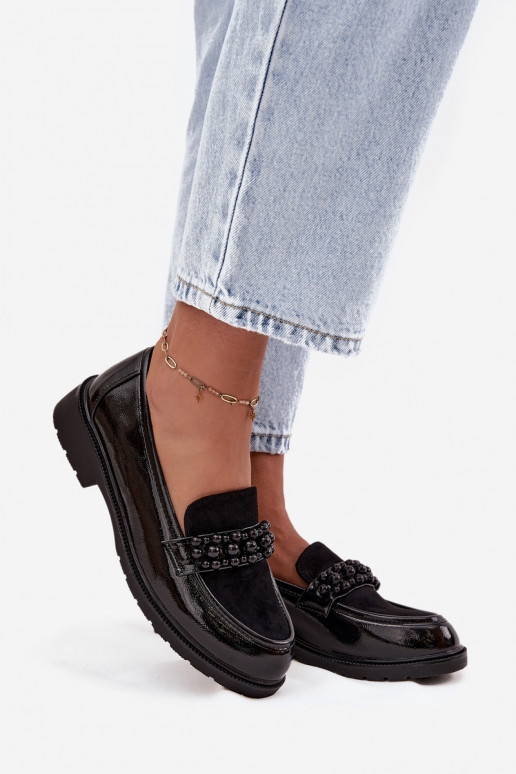 naiste mokassiinid Laque koos pärlitega S.Barski HY52-541 msuud