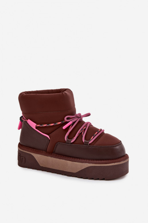 nööpidega lumesaapad platvormiga D.Franklin DFSH371015 Czekoladosissee