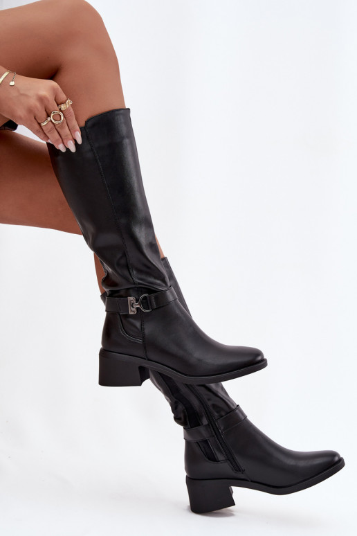 voodriga naiste pika säärega saapad Klockis rihmadega Sergio Leone KZ25826 msuud voodriga naiste pika säärega saapad Klockis rihmadega Sergio Leone KZ25826 msuud