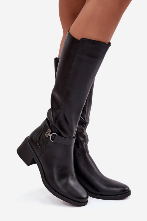 voodriga naiste pika säärega saapad Klockis rihmadega Sergio Leone KZ25826 msuud voodriga naiste pika säärega saapad Klockis rihmadega Sergio Leone KZ25826 msuud