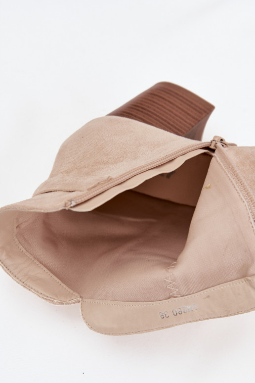 Pealiste poolsaapad narmastega Elevandiluu värvi Rosabella