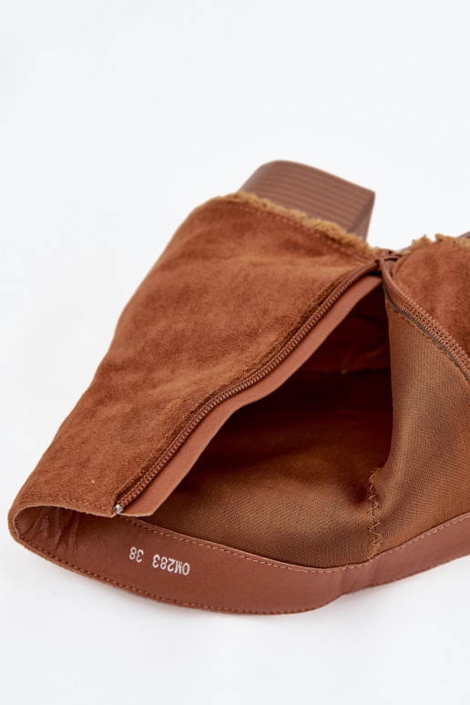 Pealiste poolsaapadINysisseiniętą Cholesisseką pruunid värvi Idalia