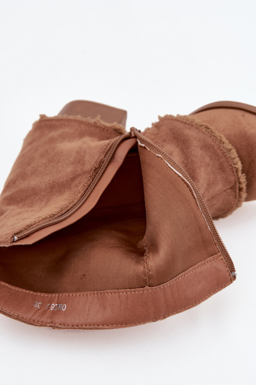 Pealiste poolsaapadINysisseiniętą Cholesisseką pruunid värvi Idalia