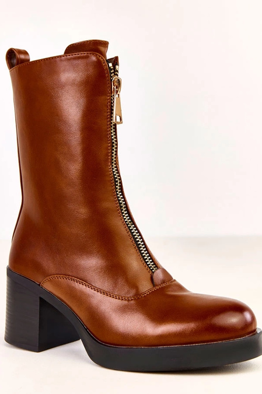 Pruunid kontsasaapad dekoratiivse...