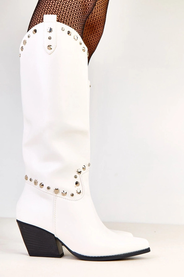 Valged naiste cowboy saapad... 2