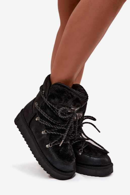 nööpidega lumesaapad Pealiste omad platvormiga karusnahaga D.Franklin DFSH37005 msuud