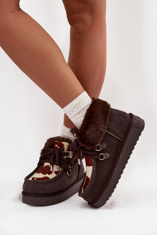 nööpidega lumesaapad Pealiste omadPealturalnego seemisnakhsedu Łaty D.Franklin DFSH375008 Czekoladosissee