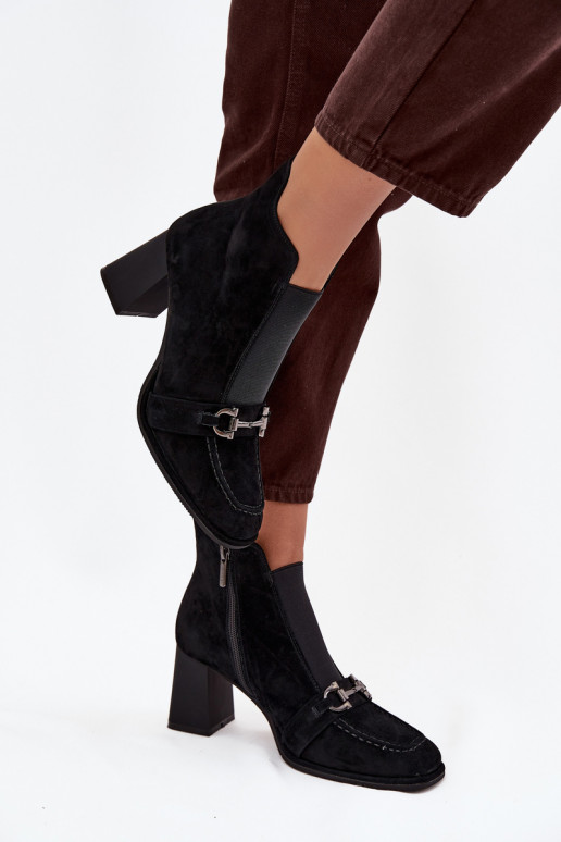 Pealiste poolsaapadPealturalnego seemisnakhsedu kõrge jämeda kontsaga Artiker 57C0124 msuud