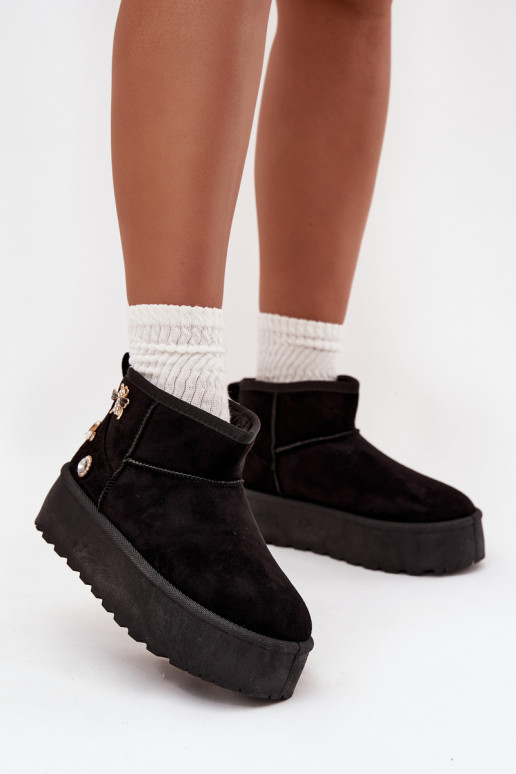 nööpidega lumesaapad Pealiste omad platvormigaPrzypinkami msuud Sellel onelle