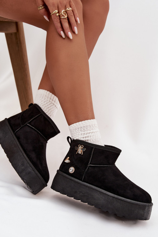 nööpidega lumesaapad Pealiste omad platvormigaPrzypinkami msuud Sellel onelle