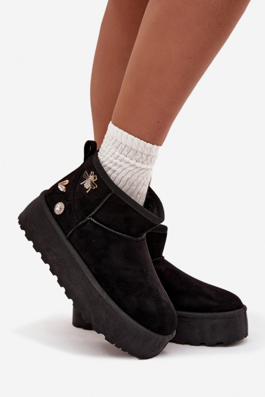 nööpidega lumesaapad Pealiste omad platvormigaPrzypinkami msuud Sellel onelle