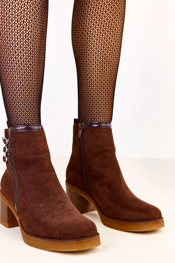 Pruunid saapad kontsaga,...