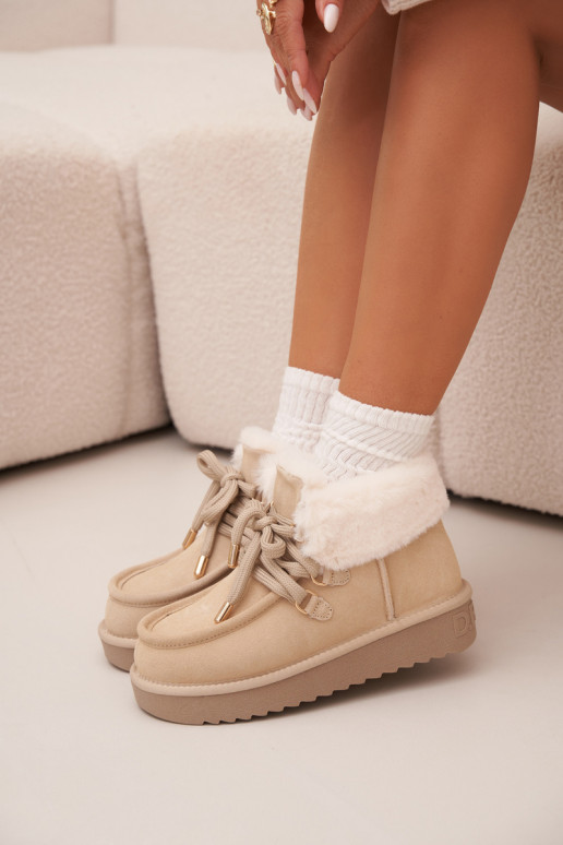 nööpidega lumesaapad Pealiste omadPealturalnego seemisnakhsedu D.Franklin DFSH375006 Elevandiluu värvi