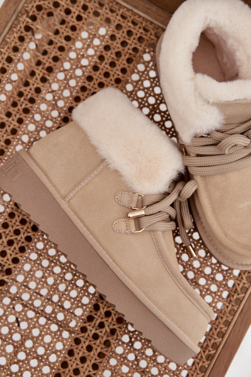 nööpidega lumesaapad Pealiste omadPealturalnego seemisnakhsedu D.Franklin DFSH375006 Elevandiluu värvi