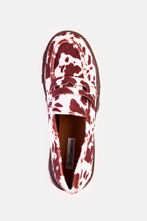 Pruunid naiste mokasiinid lehmade... Pruunid naiste mokasiinid lehmade...