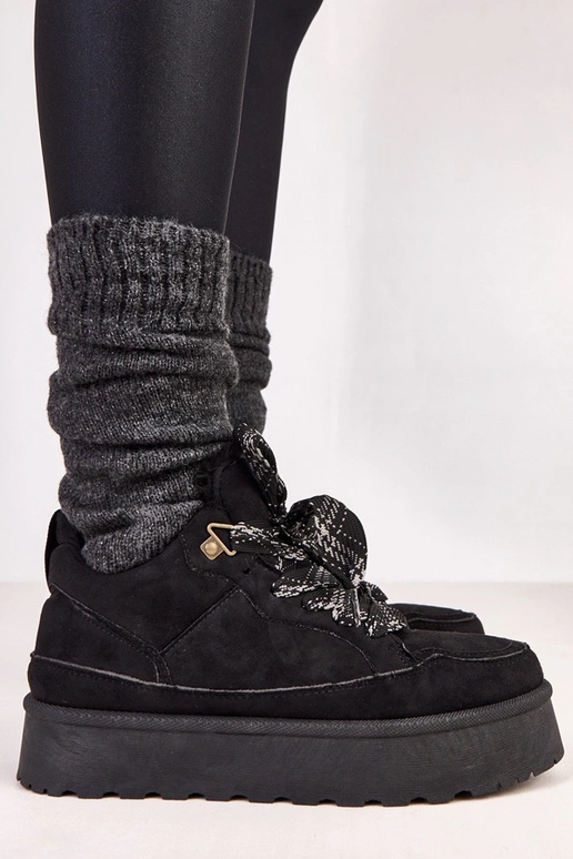 Mustad soojad spordijalatsid paksude...