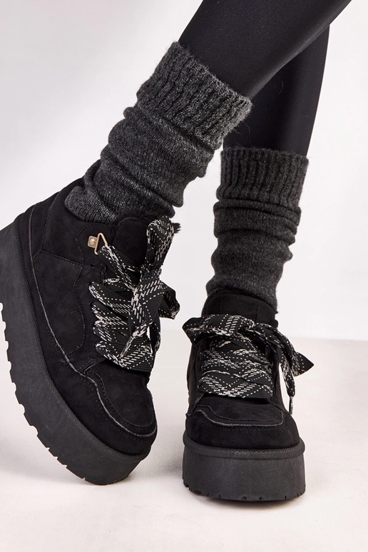 Mustad soojad spordijalatsid paksude...