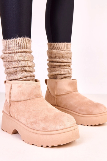 Joshua liivakarva madalad lumeboots kunstsuede