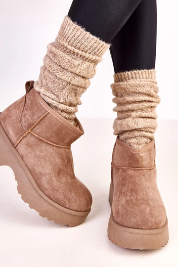 Joshua tume liivakarva madalad lumeboots kunstsuede 2