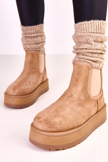 Nancey tume liivakarva madalad lumeboots elastse sisekujundusega 2