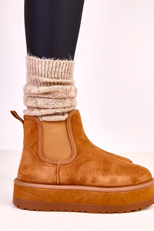 Nancey pruunid madalad lumeboots...