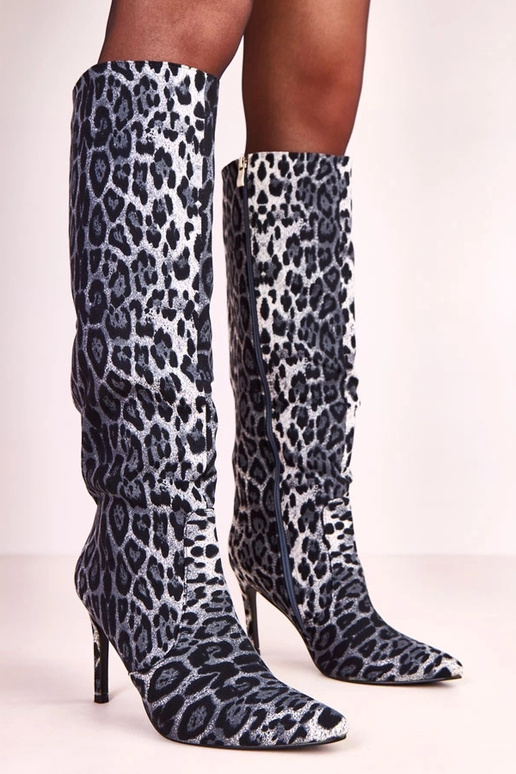 Mustad leopardimustrilised kõrged... Mustad leopardimustrilised kõrged...
