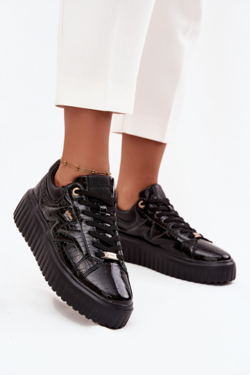 Laque Sneakers tüüpi jalanõud Pealiste omad platvormiga Lee Cooper LCJ-25-09-3870 msuud 2