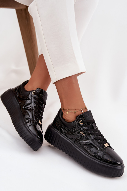 Laque Sneakers tüüpi jalanõud Pealiste omad platvormiga Lee Cooper LCJ-25-09-3870 msuud Laque Sneakers tüüpi jalanõud Pealiste omad platvormiga Lee Cooper LCJ-25-09-3870 msuud