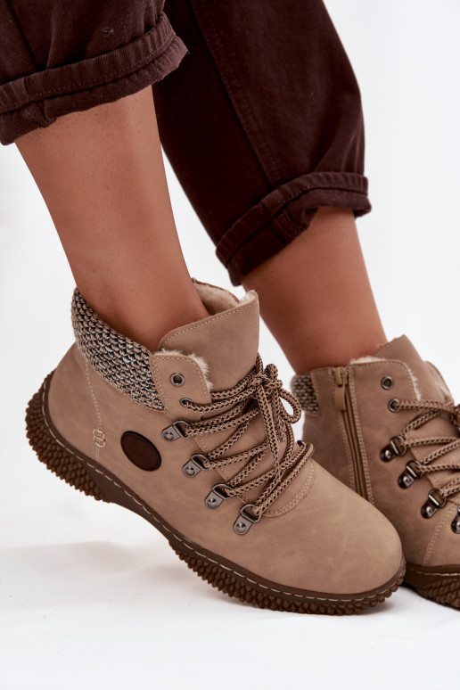 voodriga Pealiste poolsaapad jalanõud Pealiste omad beeži värvi Zenaya voodriga Pealiste poolsaapad jalanõud Pealiste omad beeži värvi Zenaya