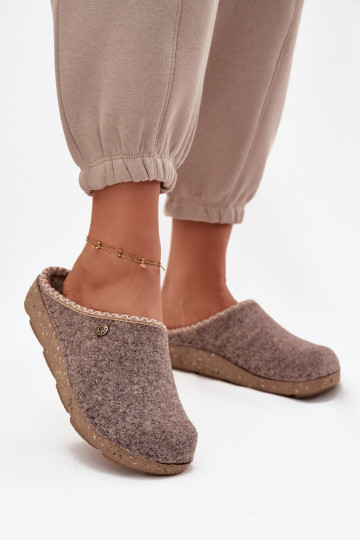 jalatsid kodujalatsid Plätud Pealiste omad Inblu ED000031 beeži värvi 2