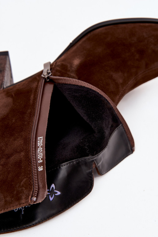 Pealhk seemisnakhsed Pealiste poolsaapad Sellel onciejka K7202-02 Czekoladosissee