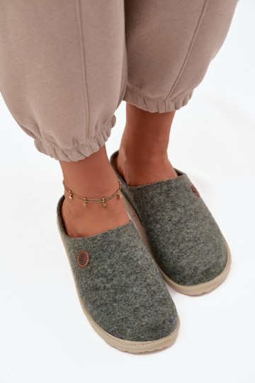 jalatsid kodujalatsid Plätud Pealiste omad Inblu CS000047 Rohelist värvi