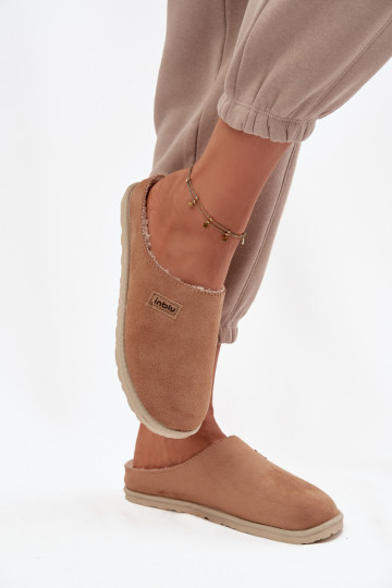 Plätud Pealiste omad jalatsid kodujalatsid Inblu CS000045 pruunid värvi