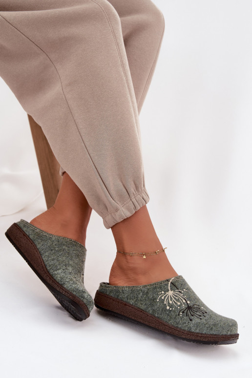 Pealiste omad jalatsid kodujalatsid Plätud Inblu NL000011 Rohelist värvi Pealiste omad jalatsid kodujalatsid Plätud Inblu NL000011 Rohelist värvi