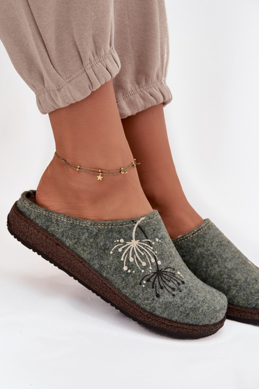 Pealiste omad jalatsid kodujalatsid Plätud Inblu NL000011 Rohelist värvi Pealiste omad jalatsid kodujalatsid Plätud Inblu NL000011 Rohelist värvi