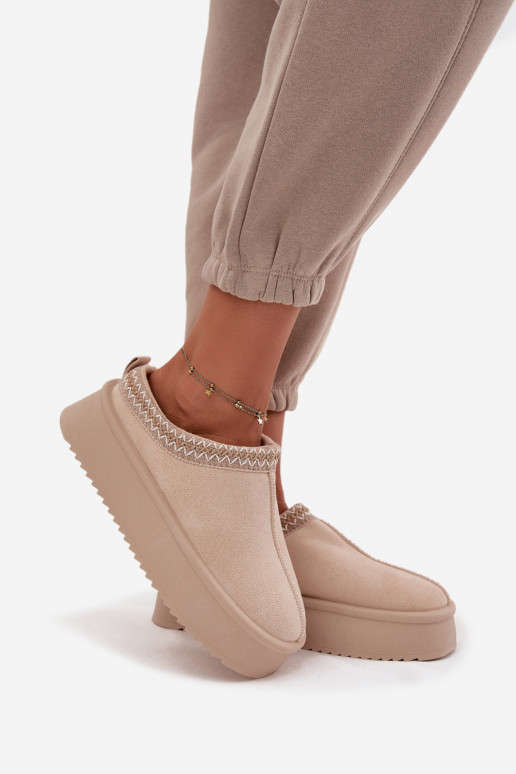 nööpidega lumesaapad Pealiste omadHaftem Elevandiluu värvi Pristina nööpidega lumesaapad Pealiste omadHaftem Elevandiluu värvi Pristina