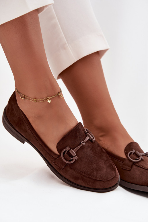 naiste mokassiinid Koos Ornate Detalem Eco Suedeosissee Czekoladosissee Ambria naiste mokassiinid Koos Ornate Detalem Eco Suedeosissee Czekoladosissee Ambria